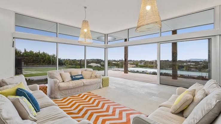 Typical Portsea home showing heritage estates, mid-century holiday homes and contemporary architect rebuilds, near Point Nepean National Park